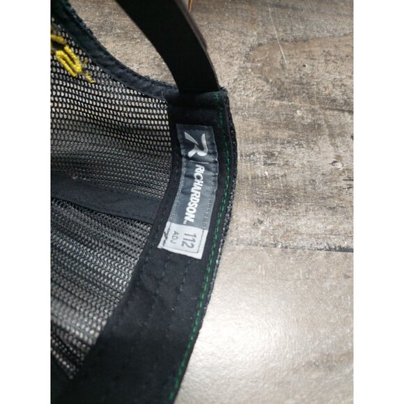 University Of Oregon Ducks Green W/Yellow Logo Black Mesh Trucker Snapback Hat - Picture 7 of 8